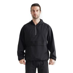 Coats & Jackets |  Mens Grid Fleece Anorak