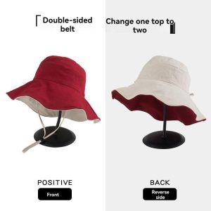 Hats |  Womens Cinchable Wide Brim Bucket Hat