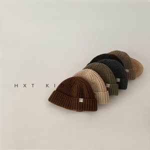 Hats |  Womens/Mens Close-Fit Wool-Blend Ribbed Knit Beanie