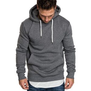 Hoodies & Sweatshirts |  Mens Smooth Spacer Classic-Fit Pullover Hoodie