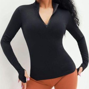 Hoodies & Sweatshirts |  Womens Merino Wool-Blend Base Layer Half Zip