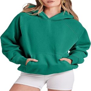 Hoodies & Sweatshirts |  Womens Scuba Oversized Hoodie,Velvet Cord