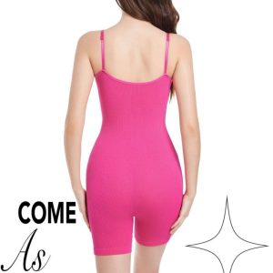 Jumpsuits & Rompers |  Womens Ribbed Contoured Unitard 6″