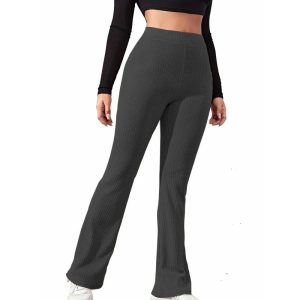 Pants |  Womens Ribbed Softstreme Flared Pant,Tall