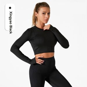 Shirts |  Womens Swiftly Tech Cropped Long-Sleeve Shirt 2.0