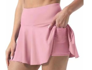 Skirts |  Womens Side-Pleat High-Rise Tennis Skirt